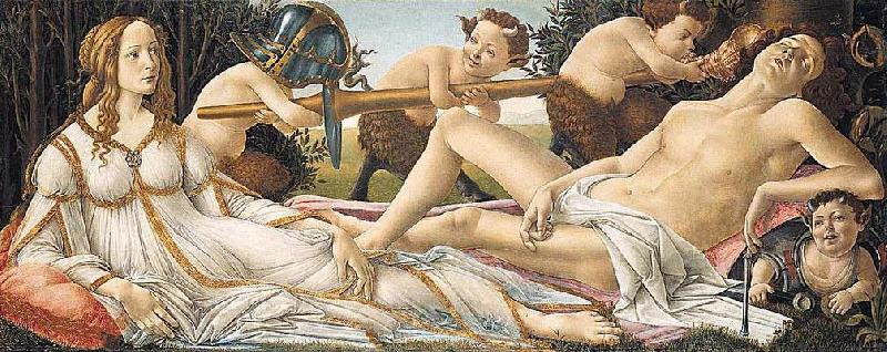 BOTTICELLI, Sandro Venus and Mars fg Germany oil painting art